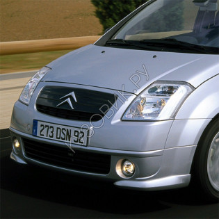 Бампер передний верхняя часть в цвет кузова Citroen C2 (2003-2009)