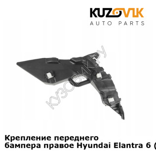 Крепление переднего бампера правое Hyundai Elantra 6 (2016-) KUZOVIK