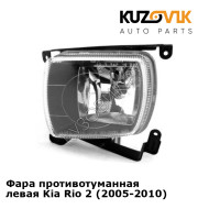 Фара противотуманная левая Kia Rio 2 (2005-2010) KUZOVIK