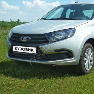 Бампер передний в цвет кузова Лада Гранта 2 FL (2018-2021) 