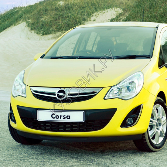 Бампер передний в цвет кузова Opel Corsa D (2010-2014) рестайлинг