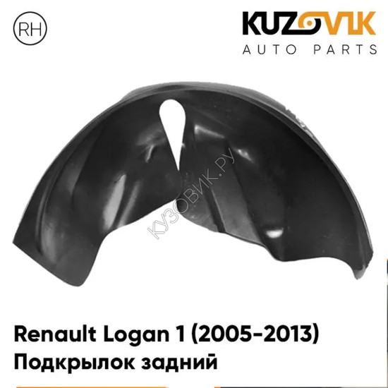 Подкрылок заднего левого крыла Renault Logan 1 (2005-2013) KUZOVIK