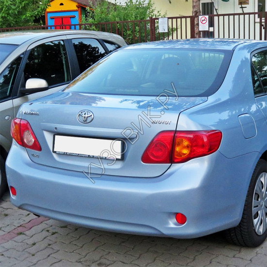 Бампер задний в цвет кузова Toyota Corolla E150 (2006-2010)